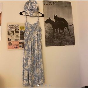 Brand new Laura Ashley x UO baby blue maxi dress
